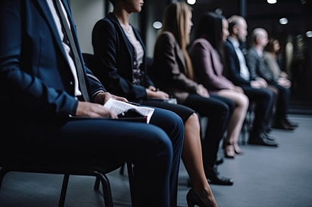 cropped shot of businesspeople waiti, a Photo by Iftikhar Alam