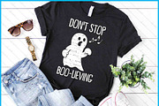 Lazy Halloween Ghost Boo SVG, an Object Graphic by Creativeusart (Thumbnail 1 of 4)