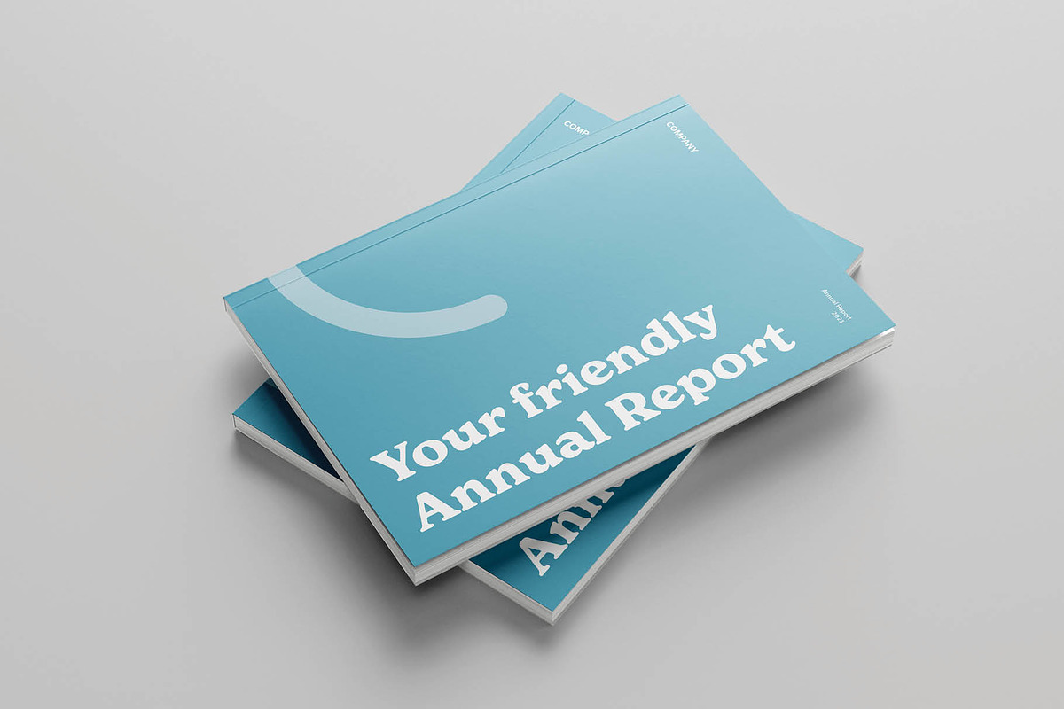 Friendly Annual Report Template, a Magazine Template by Ally Heart (Photo 5 of 9)