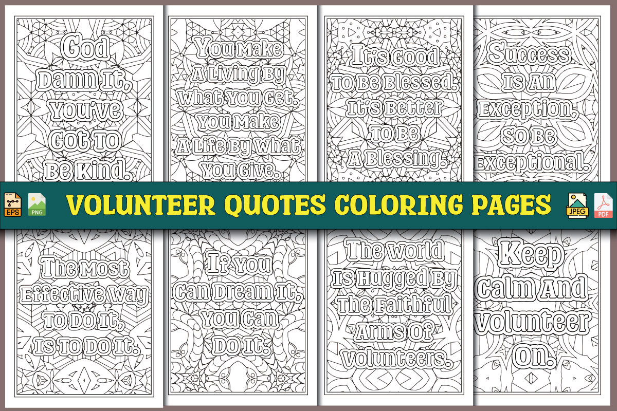 1000 Quotes Coloring Pages, an Object Graphic by protabsorkar11 (Photo 17 of 22)