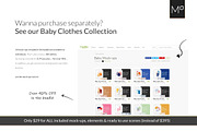 Baby Lookbook Creator Bundle Mockups, a Household Mockup by Apparel_Mockups (Thumbnail 6 of 6)