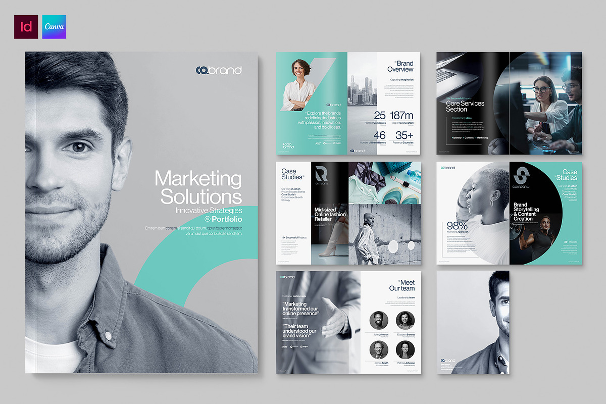 Company Brochure Template, a Brochure Template by BrandPacks (Photo 1 of 5)