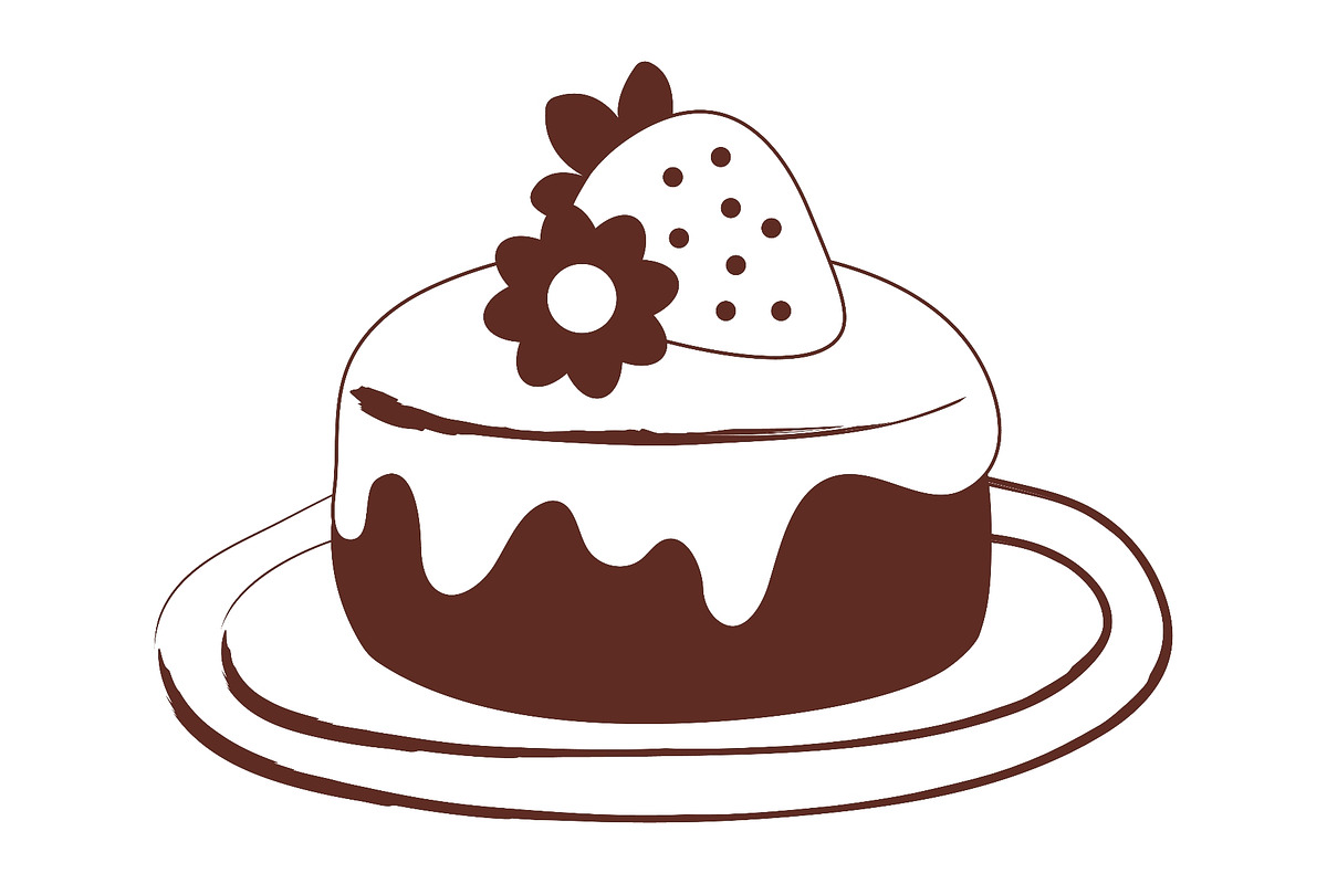 Hand painted dessert illustration, a Food Illustration by okskukuruza (Photo 2 of 3)