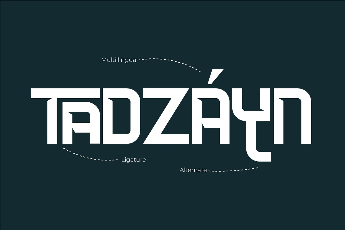 Faytorn - Futuristic Display Font, a Sans Serif Font by Rishsketch (Photo 10 of 15)