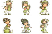 Whimsical Mother’s Day Clipart, a Seasonal Illustration by Designking (Thumbnail 2 of 5)