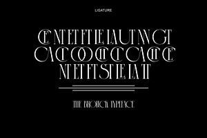 The Brolick Elegant Serif Typeface