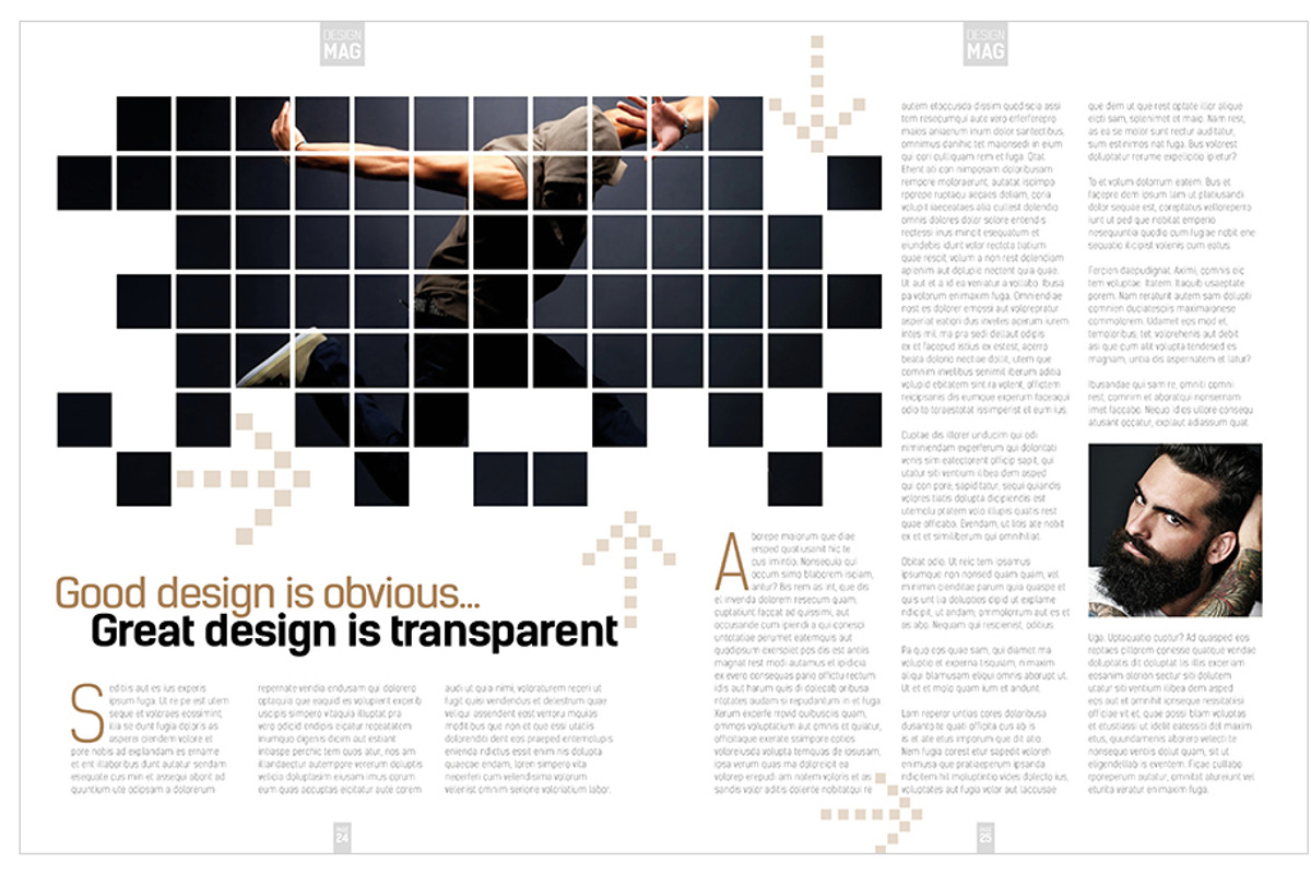 Magazine Template InDesign 08, a Magazine Template by Love Graphic Design (Photo 21 of 29)