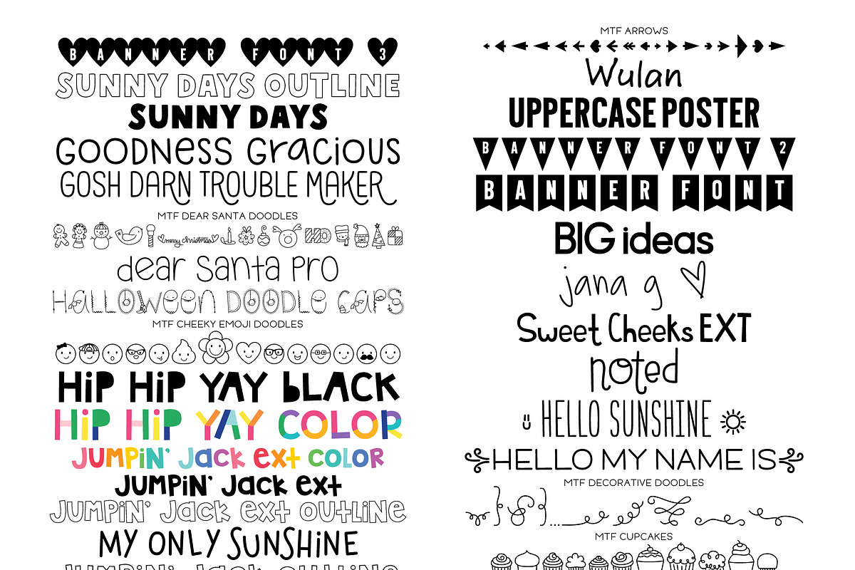Miss Tiina Fonts - Font Bundle, a Handwritten Font by Miss Tiina (Photo 4 of 7)