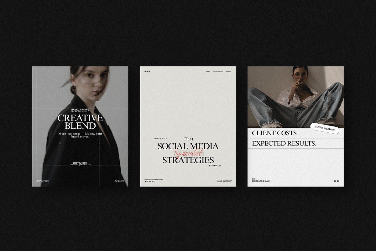 ZUNO | Social Media Kit (I), a Social Media Template by The Aesthetic Studio (Photo 6 of 10)