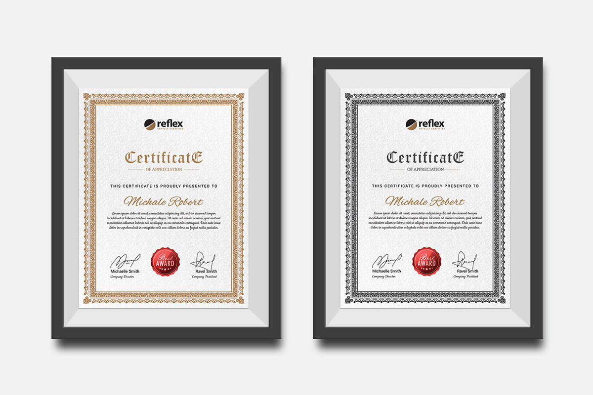 Certificate, a Stationery Template by deviserpark (Photo 5 of 6)