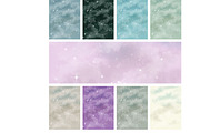 Pastel Galaxy Stars Digital Papers, a Wallpaper Graphic by tranyenhanu (Thumbnail 1 of 3)