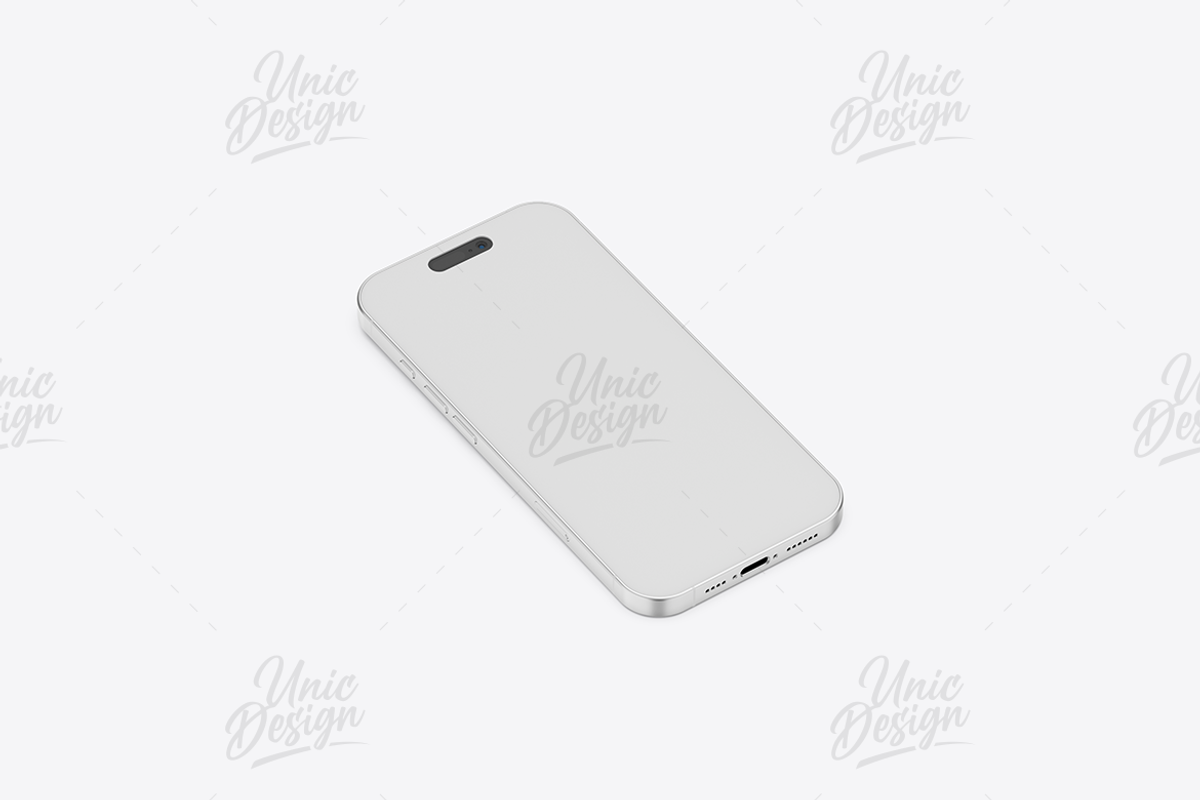 iPhone 16 Plus Mockup, an iPhone Mockup by UnicDesign (Photo 8 of 21)