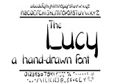 Font Lucy Cute Sans Serif Typeface, a Sans Serif Font by PageLightStudios (Thumbnail 4 of 4)