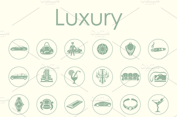 36 Luxury Simple Icons