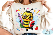 Cute School Bee PNG, a Seasonal Illustration by Daily.Designs (Thumbnail 2 of 5)