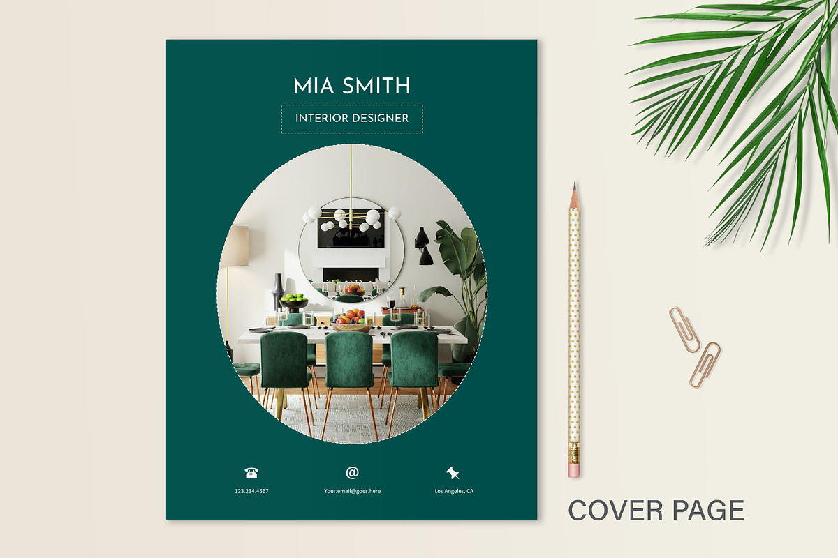 Interior Designer Resume Portfolio, a Resume Template by Stanin Studio (Photo 4 of 10)