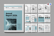 Annual Report Template, a Brochure Template by Work-Envance (Thumbnail 1 of 10)