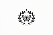 Butterfly Wreath Silhouette Bundle, an Illustration by hafijul (Thumbnail 4 of 7)