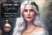 Christmas Ladies 1 - Light Hair, a Person Illustration by Sapphire X Designs (Thumbnail 1 of 3)
