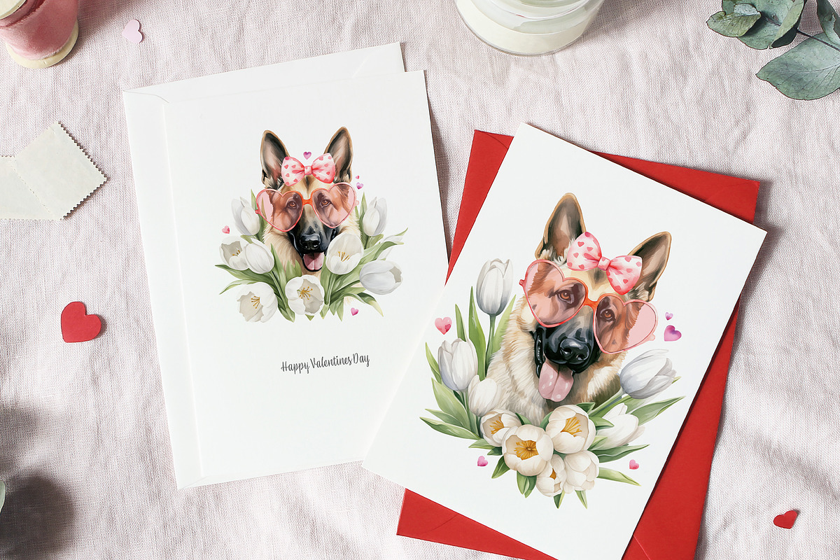 Festive dogs bundle, an Animal Illustration by TheCuteShop (Photo 23 of 33)
