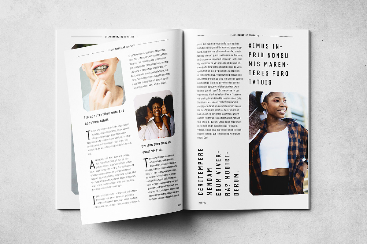 Magazine Layout, a Magazine Template by Grkic Creative (Photo 13 of 13)