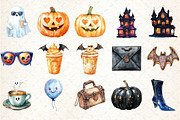 Modern Halloween Clipart, an Illustration by Rose Art (Thumbnail 2 of 7)