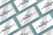 Arbhie Script, a Script Font by Zane Studio (Thumbnail 6 of 8)