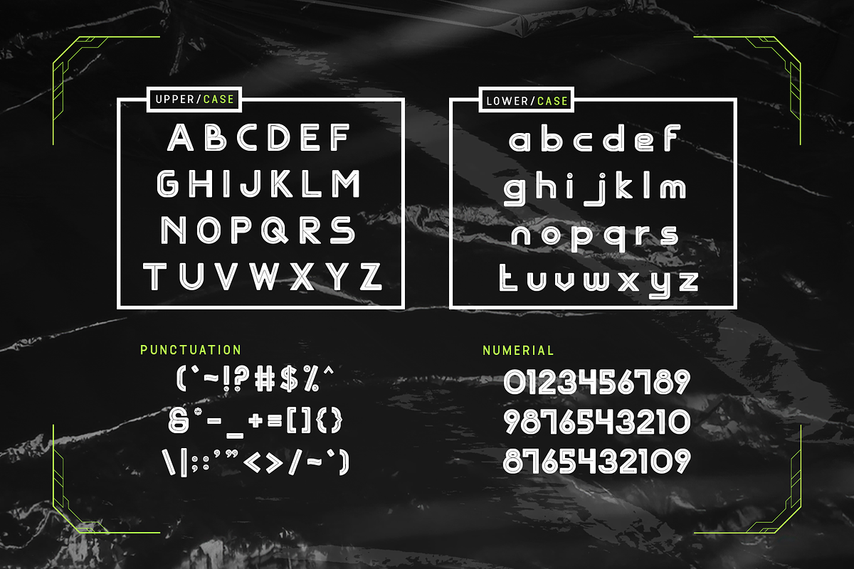 Geolight - Futuristic Display Font, a Sans Serif Font by overlaytemplates (Photo 4 of 5)