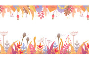 Fall Foliage Decoration, a Decorative Illustration by Valentyna Smordova (Thumbnail 4 of 6)