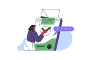 Finance transactions, concept set, an Illustration by PaperTrident (Thumbnail 4 of 11)