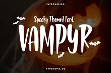 Vampyr Spooky Themed Font