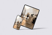 iPad and iPhone Mockup, a Wearable Device Mockup by Pikachudesign (Thumbnail 4 of 5)