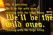 Willld | Distressed Blackletter, a Blackletter Font by Drawwwn (Thumbnail 4 of 13)
