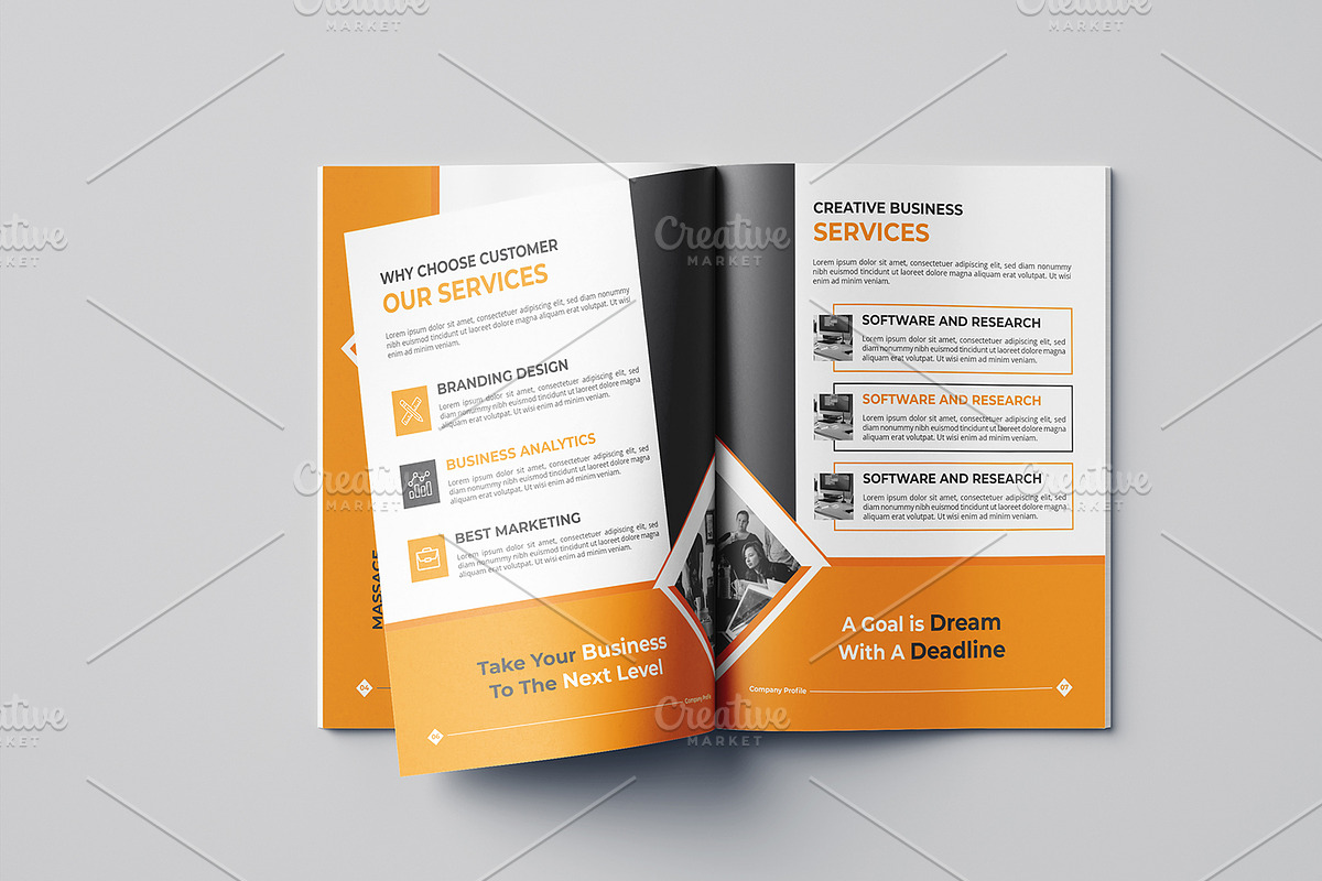 Modern Company Profile Template, a Brochure Template by gstudiovect21 (Photo 2 of 8)