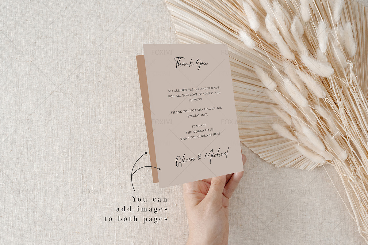 5x7 Folded Card Mockup, Bundle, a Mockup by FOXIMIDesign (Photo 4 of 9)