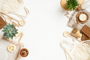 Zero waste kitchen accessories featuring zero waste, eco friendly, and