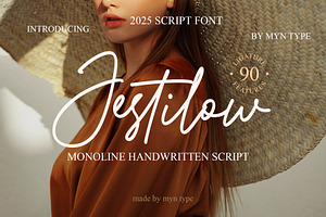 Jestilow - Monoline Handwritten Font