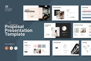 Company Proposal PowerPoint Template, a Marketing Template by SparkPro