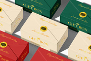 Envelope Gift Box Mockup, a Packaging Mockup by Unerispace (Thumbnail 2 of 5)
