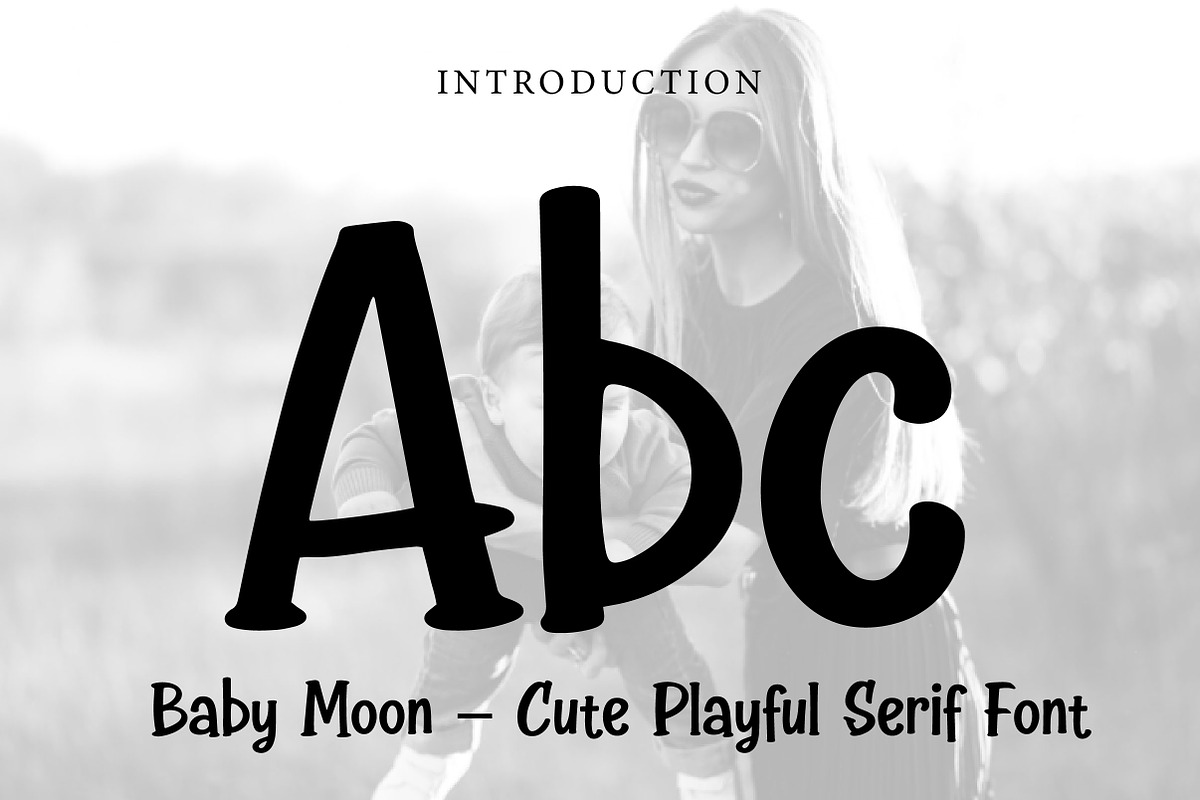 Baby Moon, a Serif Font by Wow Magic (Photo 2 of 3)