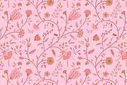 Boho Pink Chintz Floral, a Pattern Graphic by Mieken Petra Designs (Thumbnail 5 of 5)