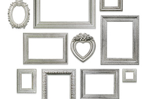 Family portrait frames set stock photo containing family and portrait