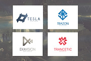 Futuristic & Geometric Logos Bundle, a Branding & Logo Template by AN Productions (Thumbnail 17 of 47)
