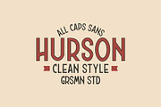 HURSON SANS - Clean Version, a Sans Serif Font by Garisman Std (Thumbnail 6 of 7)