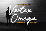Vortex Omega Font, a Handwritten Font by Timurtype (Thumbnail 1 of 7)