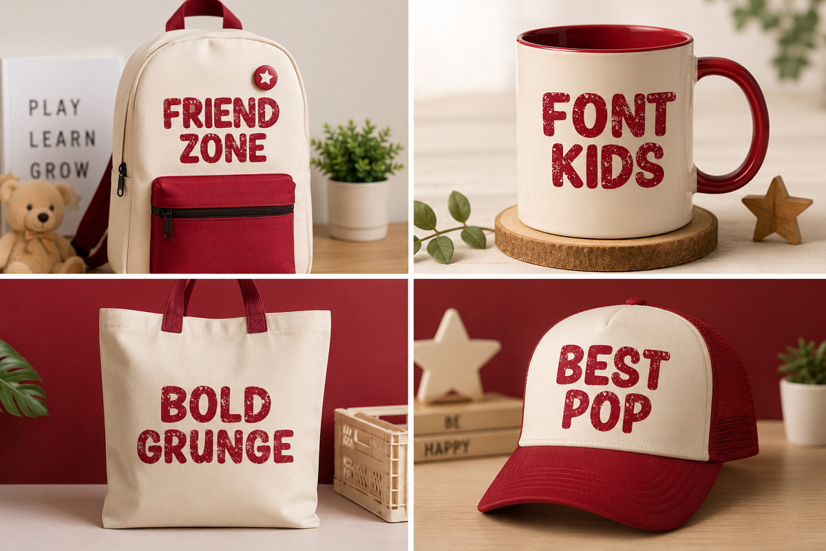 Comic Distress – Cartoon Grunge Font, a Sans Serif Font by Limited.studio (Photo 2 of 4)