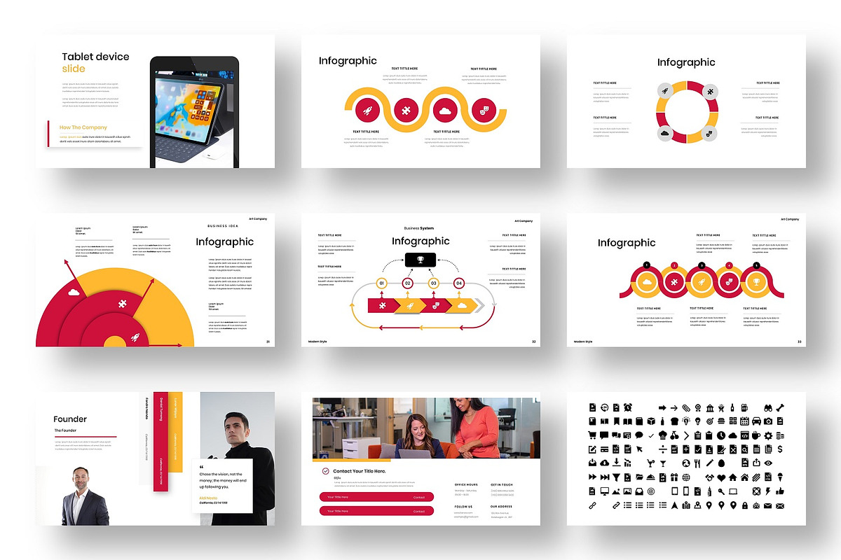 Bandar  – Business PowerPoint Templa, a Presentation Template by Dens Creative Studio (Photo 5 of 6)