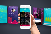 Musictris (Music App Ui), an UI Kit Template by Rebound  (Thumbnail 1 of 5)