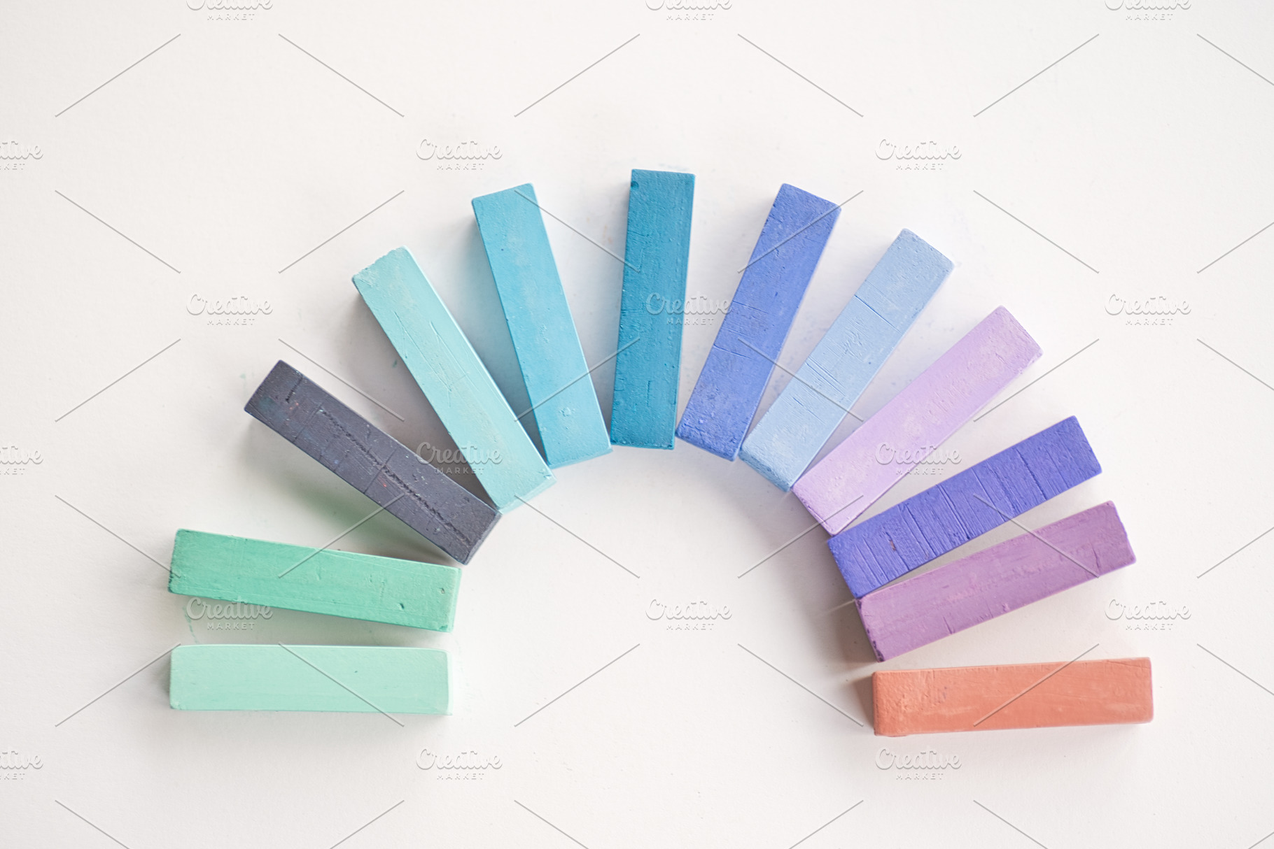 Chalk Pastel Rainbow, an Arts & Entertainment Photo by Alicia Youngken Photo's