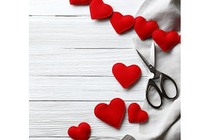 Creating handmade Valentine's gifts, a Holiday Photo by ZinetroN